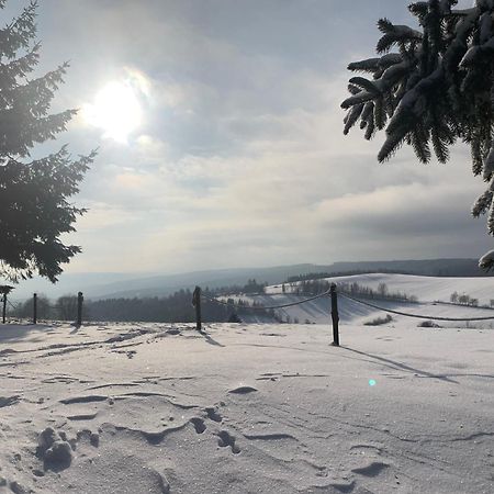 Restaurace A Penzion Gansberg Cotkytle Bagian luar foto
