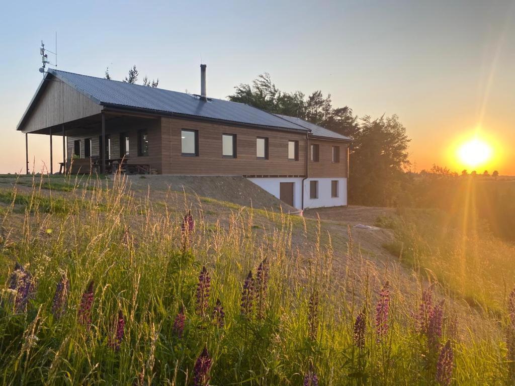 Restaurace A Penzion Gansberg Hotel Cotkytle Bagian luar foto