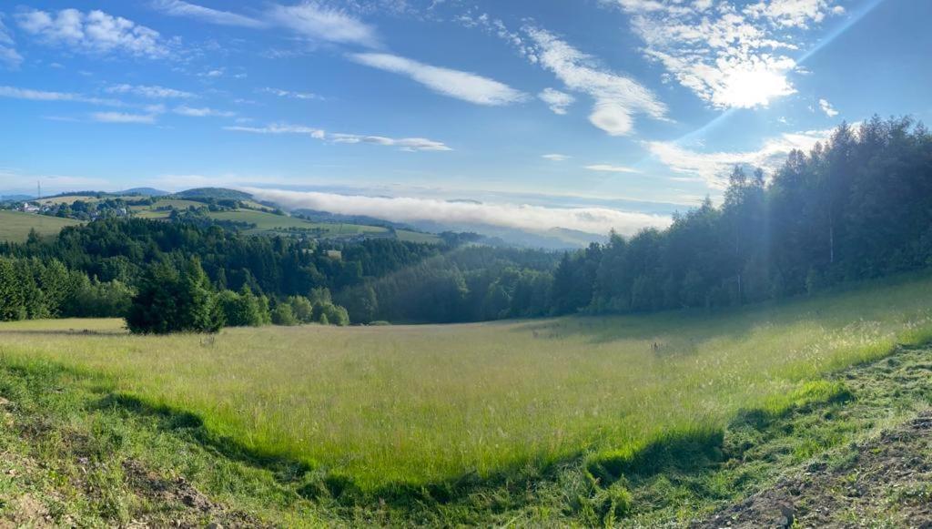 Restaurace A Penzion Gansberg Cotkytle Bagian luar foto