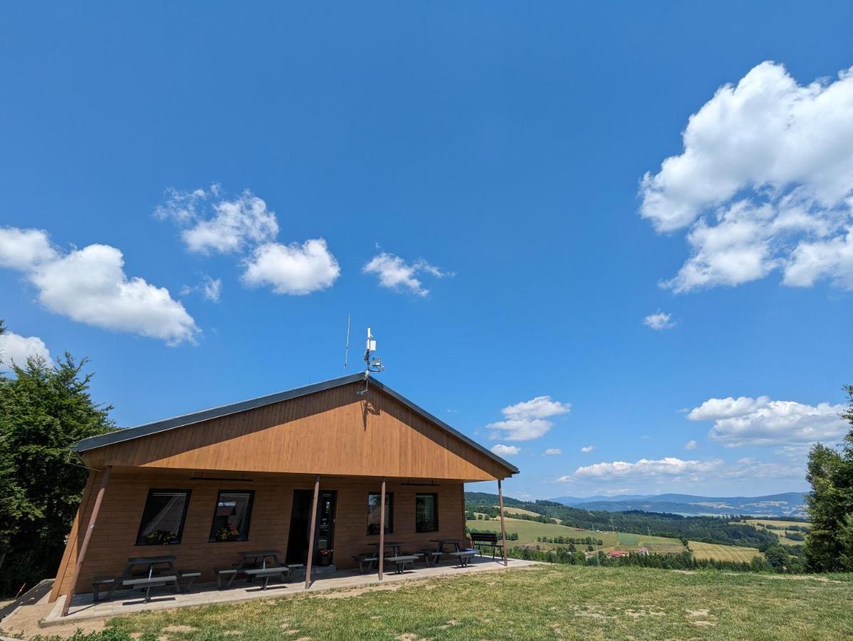 Restaurace A Penzion Gansberg Cotkytle Bagian luar foto