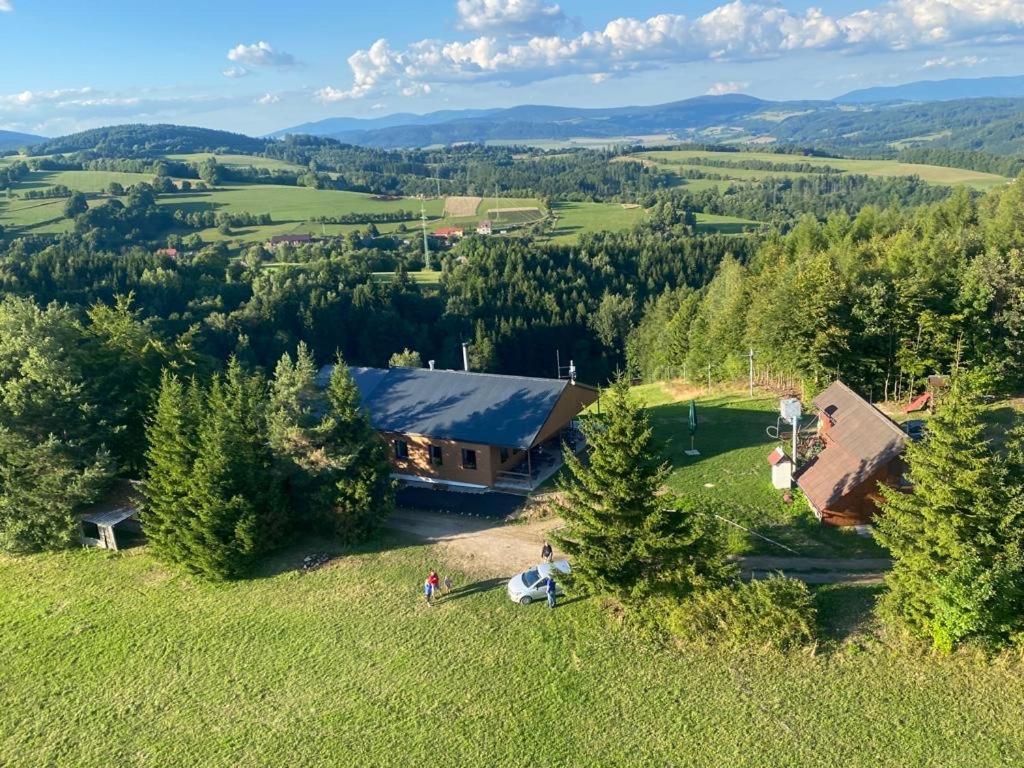 Restaurace A Penzion Gansberg Cotkytle Bagian luar foto