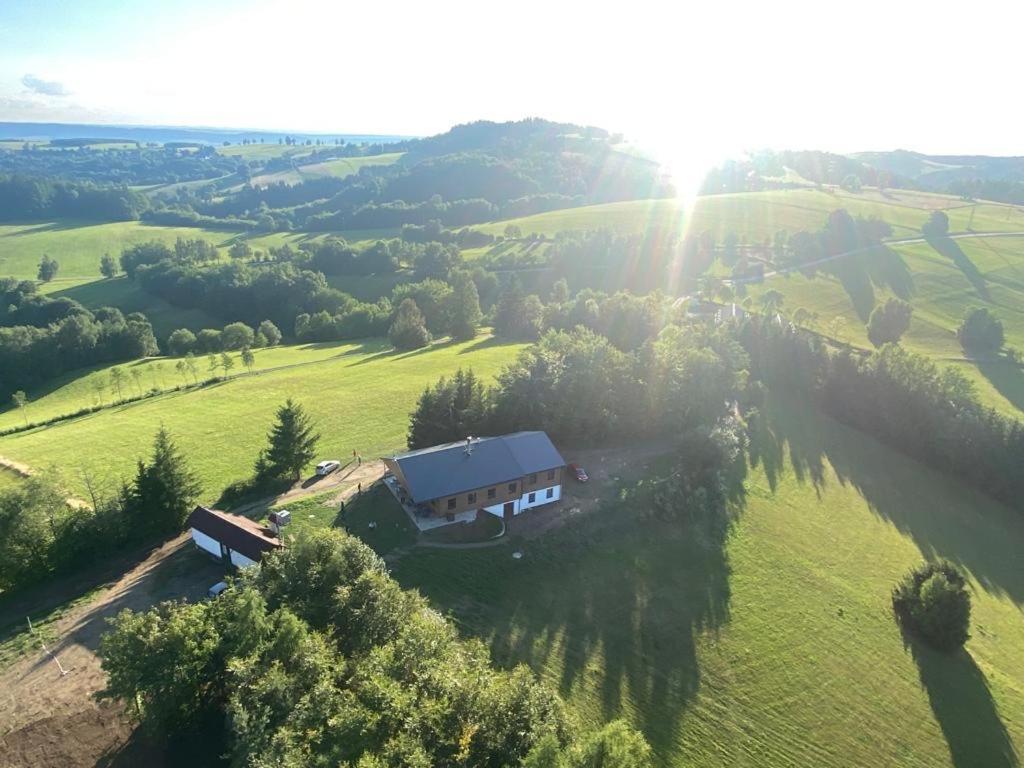 Restaurace A Penzion Gansberg Cotkytle Bagian luar foto