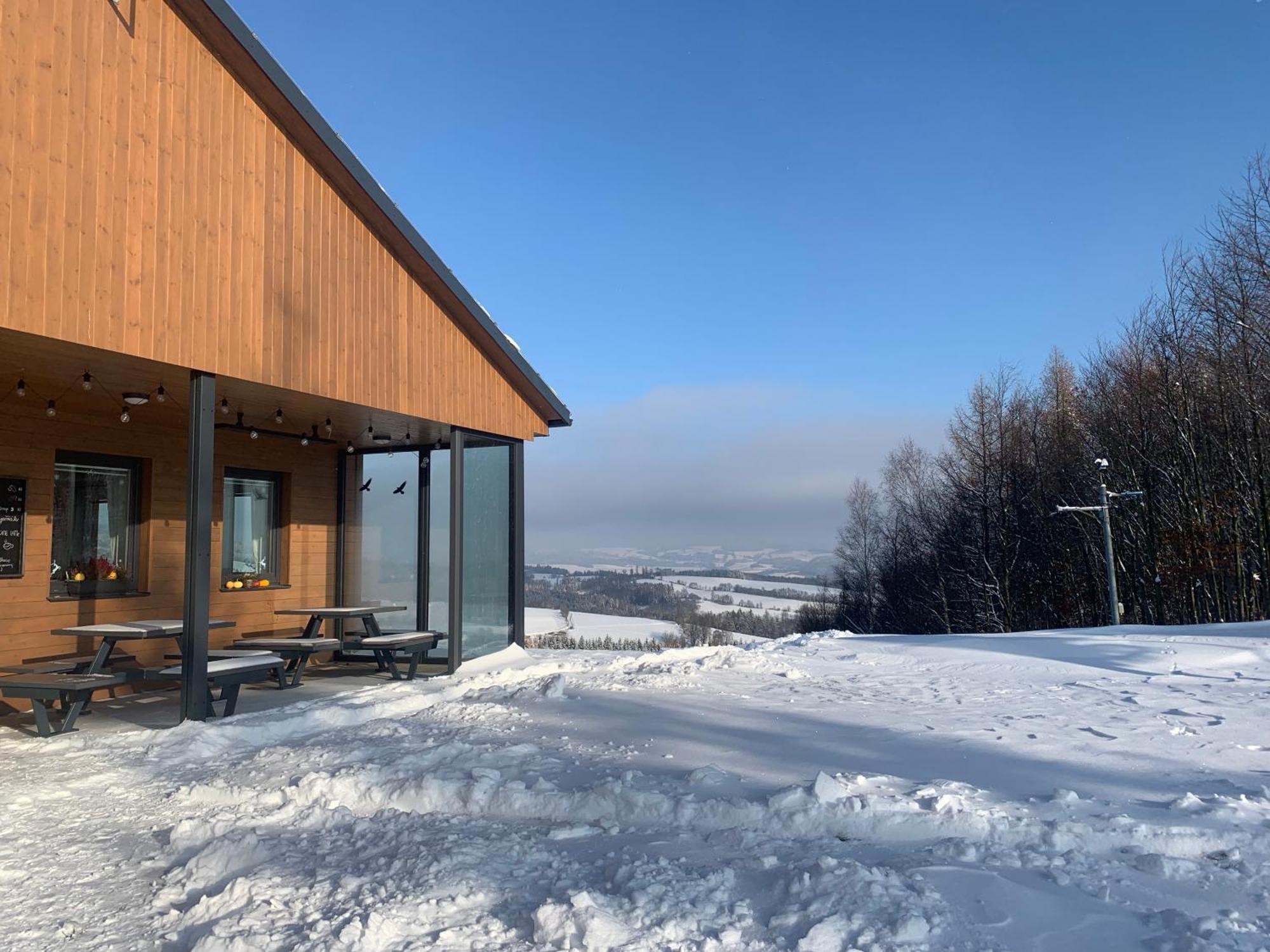 Restaurace A Penzion Gansberg Cotkytle Bagian luar foto